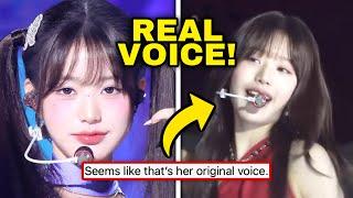 IVE Wonyoung’s “Real Voice” Goes Viral #kpop