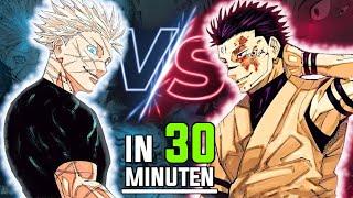 GOJO vs SUKUNA IN 30 MINUTEN DER GANZE KAMPF ERKLÄRT