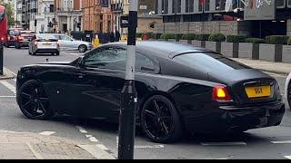 2018 Black ROLLS ROYCE WRAITH V12 Auto  Sloane Street  London  4K 