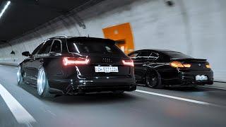 Through The Late Night  Audi RS6 X BMW M6  4K