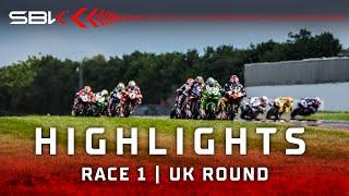 FULL HIGHLIGHTS Race 1 at Donington Park    2024 #UKWorldSBK 