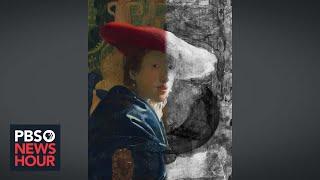 Art exhibition reveals Vermeers secrets using technology to look under paintings