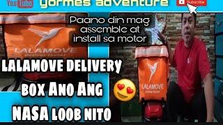 Lalamove delivery riders box 2022 how to assemble and install demo Tagalog  Lalamove box tutorial