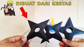 GAMPANG BANGET cara membuat shuriken naruto boruto dari kertas