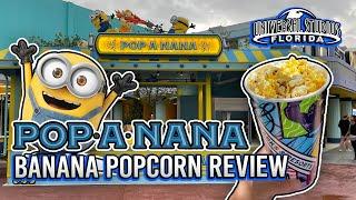 Pop-A-Nana Banana Flavored Popcorn Review in Minion Land at Universal Studios Florida