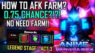 UPDATED How To AFK Farm for SECRET IGRIS? MOUNT METHOD In Anime Vanguards