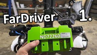 FarDriver Motor Controller Installation Part 1.  FarDriver ND72260 & QSMotor 2000W Hub Motor