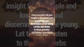 Practical Wisdom for a Successful Life The Proverbs of Solomon #Shorts
