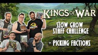 Kings Of War Slow Grow Staff Challenge - Picking Factions