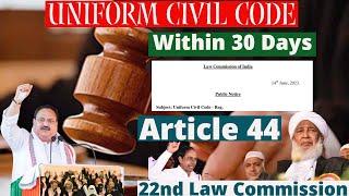 Breaking Down Article 44 Uniform Civil Code Explained