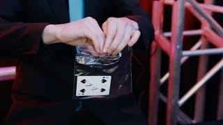 Amazing Magic Trick - Card Melts Through Plastic  By kyle livingston