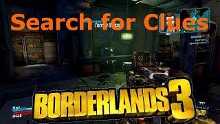 Search for Clues Ratchd Up Rhys Atlas HQ Borderlands 3