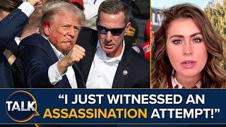 I Just Witnessed Assassination Attempt  Kinsey Schofield On Trump Rally Shooting With One Dead