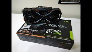 GigaByte Aorus GeForce GTX 1080 8GB Xtreme Edition Graphics Card Unboxing And Benchmarks