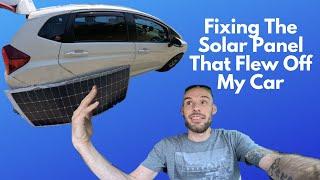 Flexible Solar Panel Flys Off My Roof  Can I Fix It?  Renogy 200 Watt Flexible Solar Panel Repair