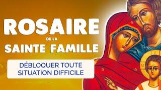  ROSAIRE de la SAINTE FAMILLE  Débloquer Famille Finances Travail Protection