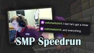 Joining a streamers SMP as an Undercover Speedrunner