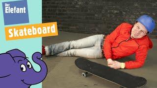 André fährt Skateboard - Wie fährt man einen Ollie Bone oder Kickflip?  Der Elefant  WDR