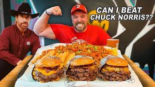 Beat Joels Record Win £100  Burger Boyz Chuck Norris 3x4 Welsh Smash Cheeseburger Challenge