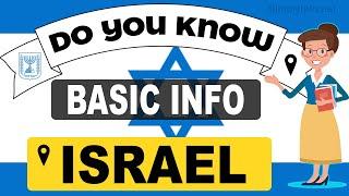 Do You Know Israel Basic Information  World Countries Information #84 - General Knowledge & Quizzes