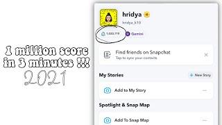 how to increase snap score super fast  100 % working   2021  hridyak