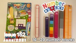 Number blocks magazine with 16-20 blocks Issue 152- June2021 