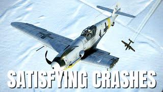 Satisfying Airplane Crashes Explosions & Takedowns V274  IL-2 Sturmovik Flight Simulator Crashes