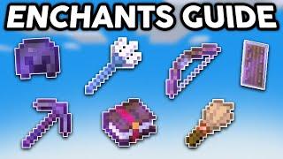 BEST Enchantments for ALL ToolsArmour in Minecraft ULTIMATE GUIDE