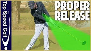 Proper Golf Swing Release