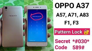 OPPO A37 A57 A83 A71 F1 F3 Hard Reset - Pattern Unlock 100% FREE 2023 Oppo Ka Lock Kaise Tode