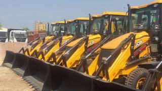 jcb 3dx dilevery and ashok leland showroom in kota inspection