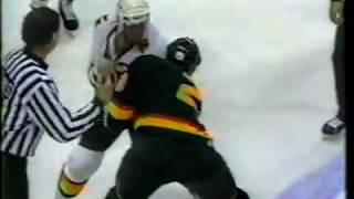 Gino Odjick vs Chris Nilan