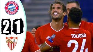 Bayern Munich vs Sevilla 2 1 All Goals & Extended Highlights uefa super cup final  2020