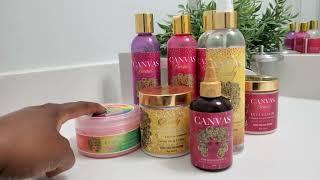 Canvas Beauty Brand Products Review #naturalhair #productreview #canvasbeauty