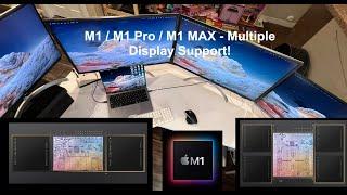 M1  M1 Pro  M1 Max - Multiple Display Support - Docking Station