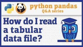 How do I read a tabular data file into pandas?