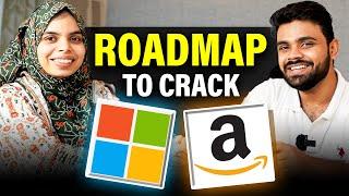 Roadmap to Crack Microsoft and Amazon  Step by Step Guide From 1st Year to 4th Year