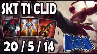 SKT T1 Clid Lee Sin vs Karthus  Jungle  Lol Challenger EUW