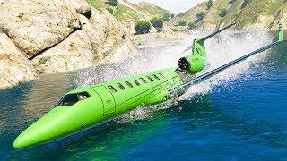 GTA 5 Airplane Engine Failures - Emergency Landings