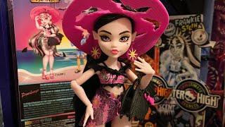 MONSTER HIGH SCARADISE ISLAND DRACULAURA DOLL REVIEW AND UNBOXING