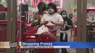 Shoppers Line Up For Early Black Friday Deals