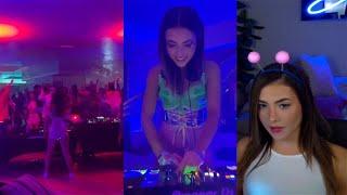 DJ Andrea Botez rocking a house party.