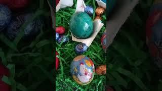 How Do You Paint A Beautiful Easter Egg in 2 Minutes? #easteregg #eggpainting #happyeaster