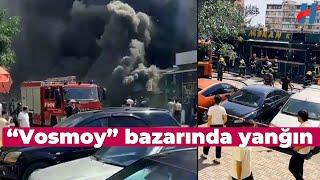 Bakıda məşhur ticarət mərkəzi YANIR