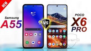 Samsung Galaxy A55 vs Poco X6 Pro  FULL SPECS COMPARISON