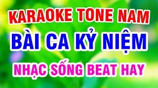 Karaoke Liên Khúc Trữ Tình Tone Nam  Bài Ca Kỷ Niệm  Hàn Mặc Tử