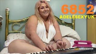 BBW ADELESEXYUK DOING A QUICK ADVERT ABOUT HER SIMPLY PIANO LESSON 6852