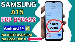 Samsung A15 5G A156E Frp Bypass  A15 Frp Android 14 Google Account Remove  New Method 2024