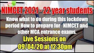 NIMCET 2021 - 22 Year Students