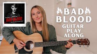 Bad Blood Taylor’s Version Guitar Play Along NO CAPO EASY  Taylor Swift 1989